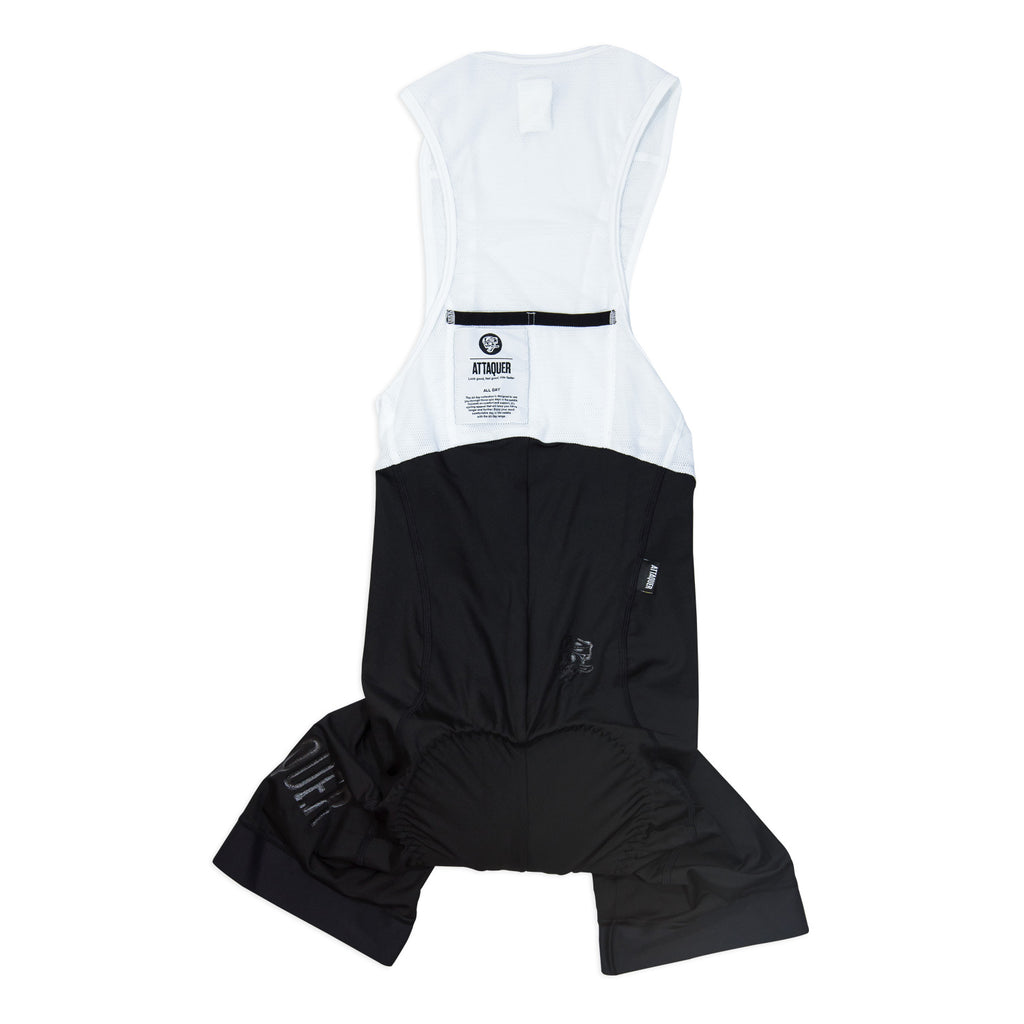 Women's All Day Bib Shorts Black/Reflective Tonal Logo