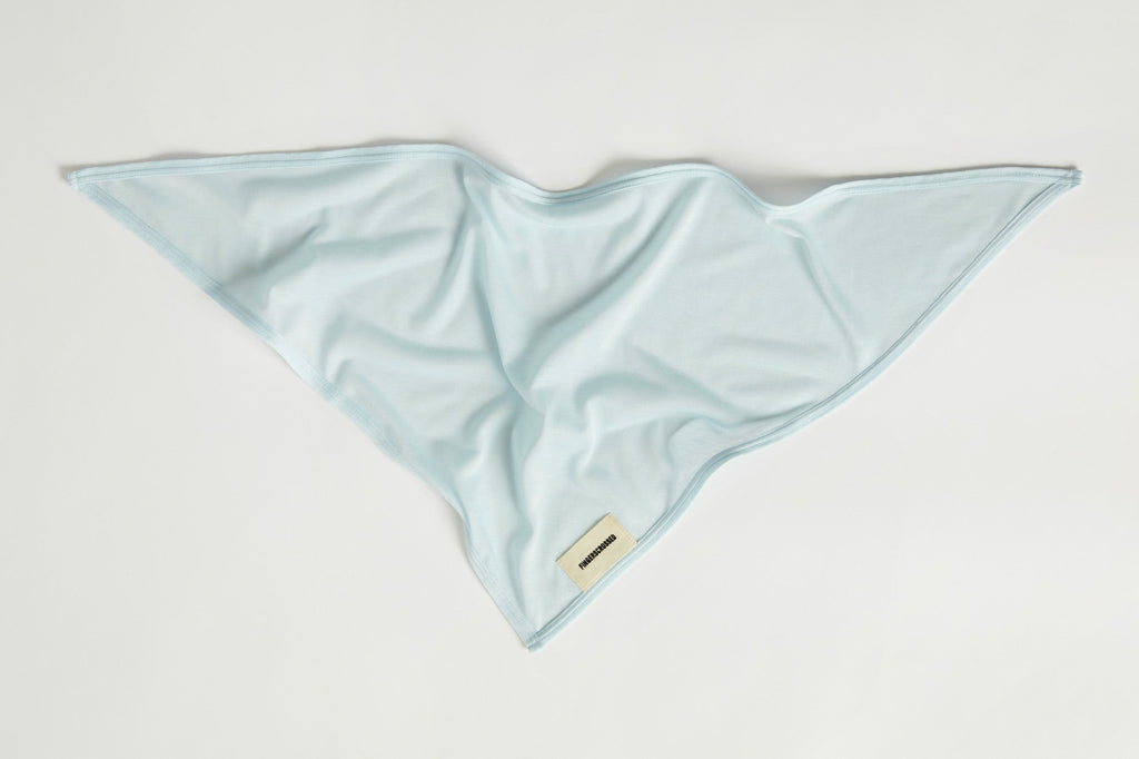 #TRIANGLE SCARF BAVARIAN BLUE