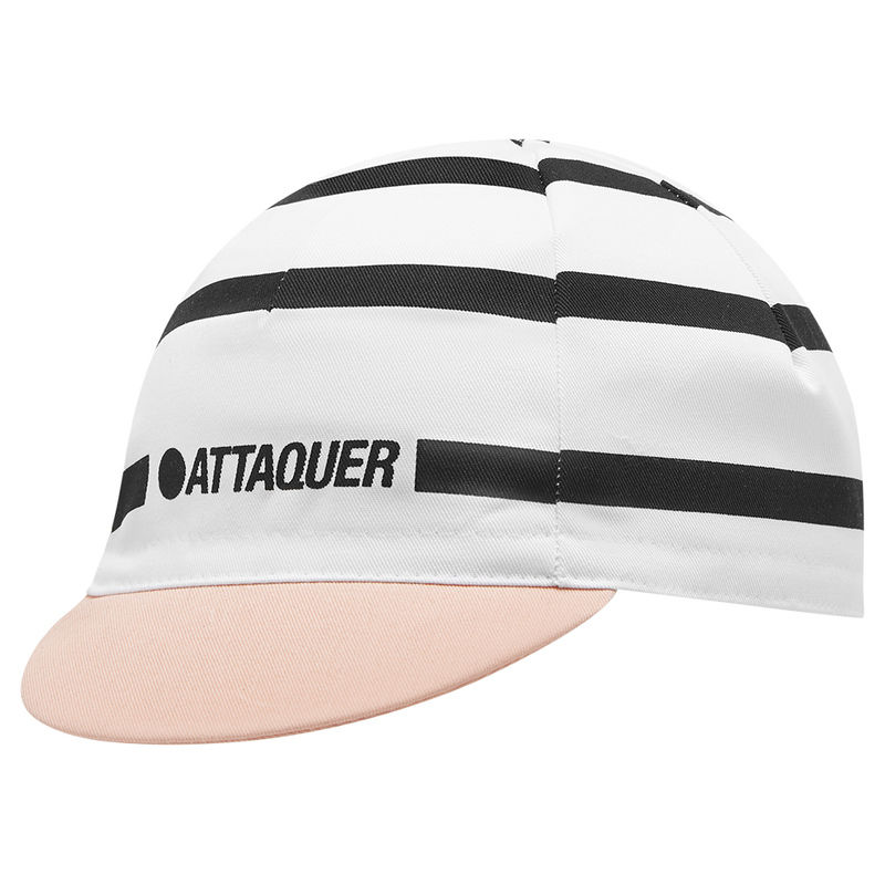 Stripe Logo Cap White