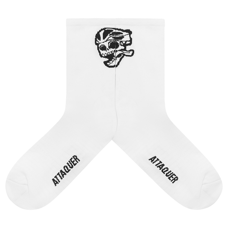2021 Socks Skull Logo White