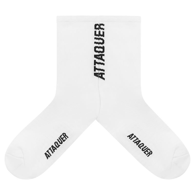 2021 Socks Vertical Logo White