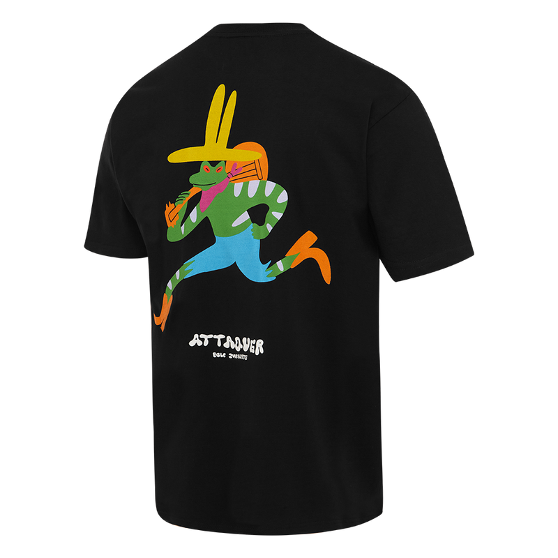 ATQ X Egle Zvirblyte Banjo Frog T-Shirt Black