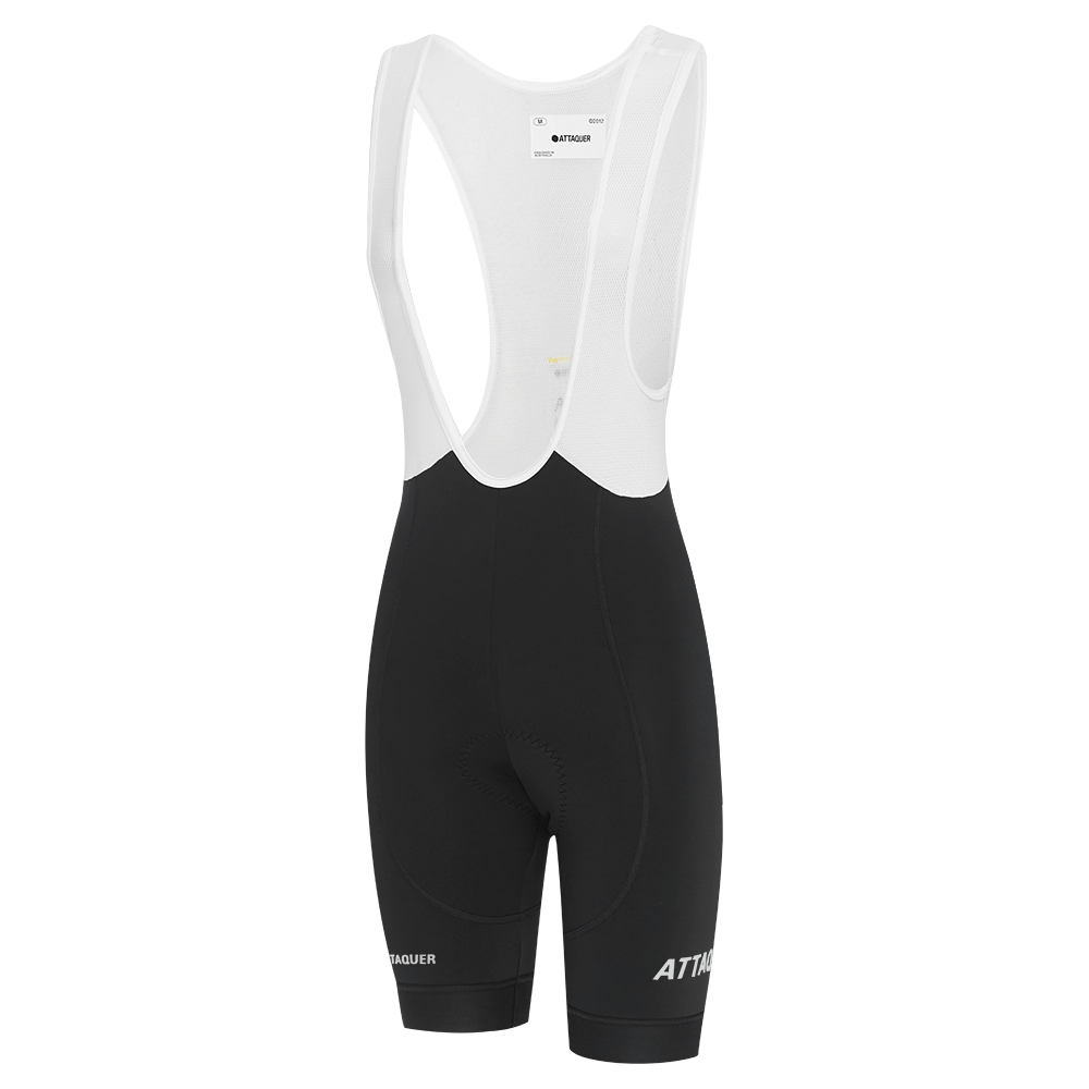 Women's All Day Bib Shorts Black/Reflective White Logo