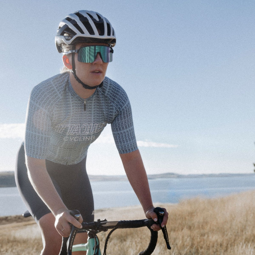 Women's All Day Typo Jersey Steel Blue