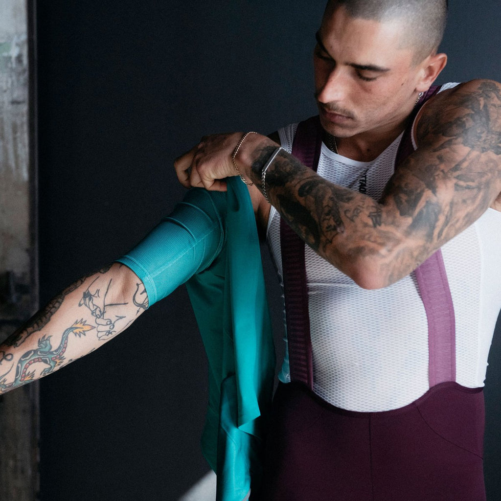 Race Bib Short 2.0 Burgundy/Tonal Ref Logo