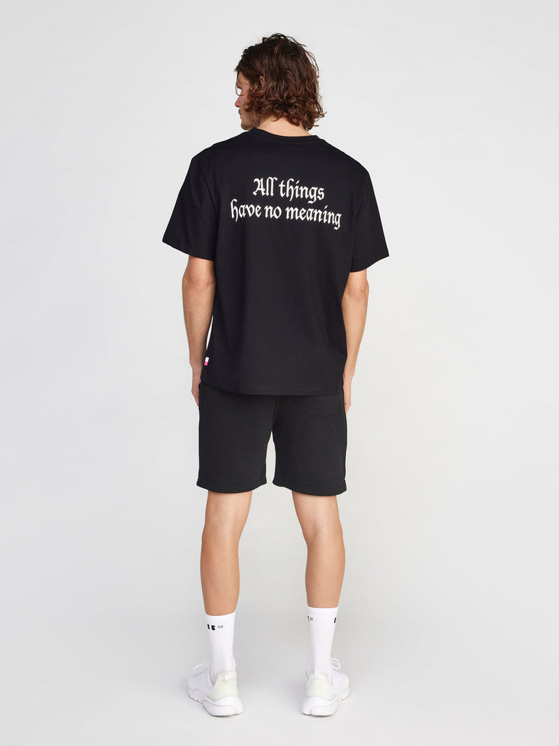 No Meaning T-Shirt Black