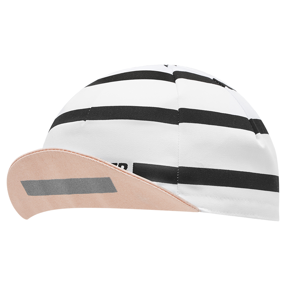 Stripe Logo Cap White