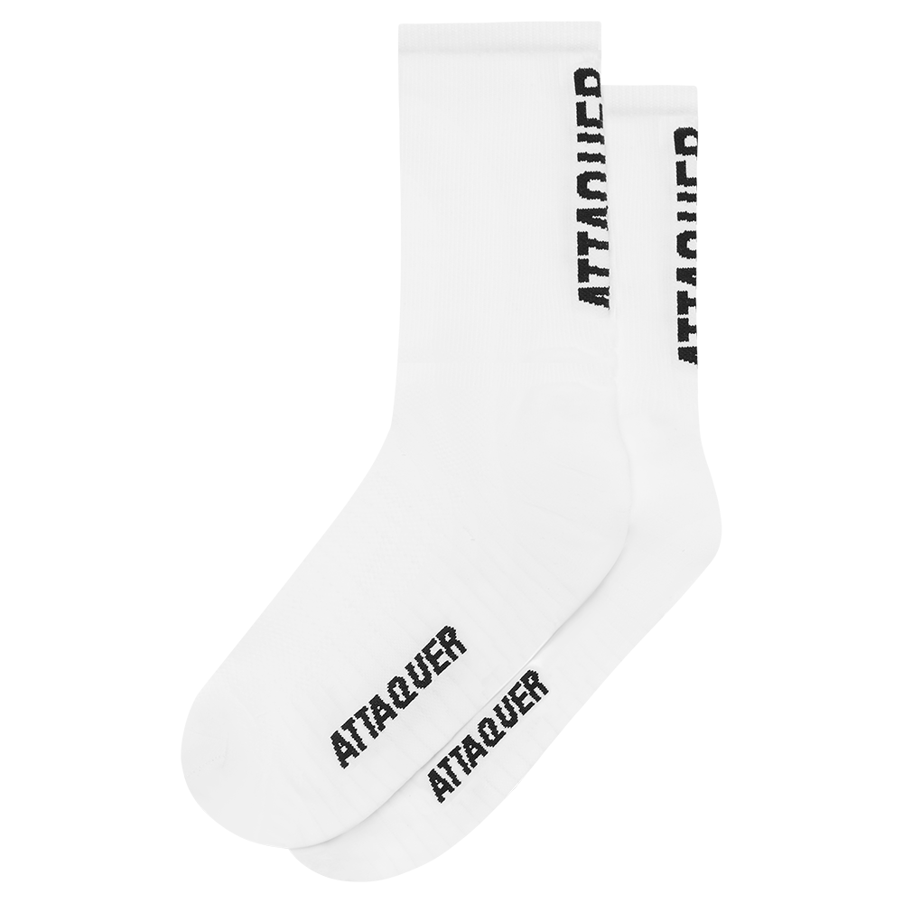 2021 Socks Vertical Logo White