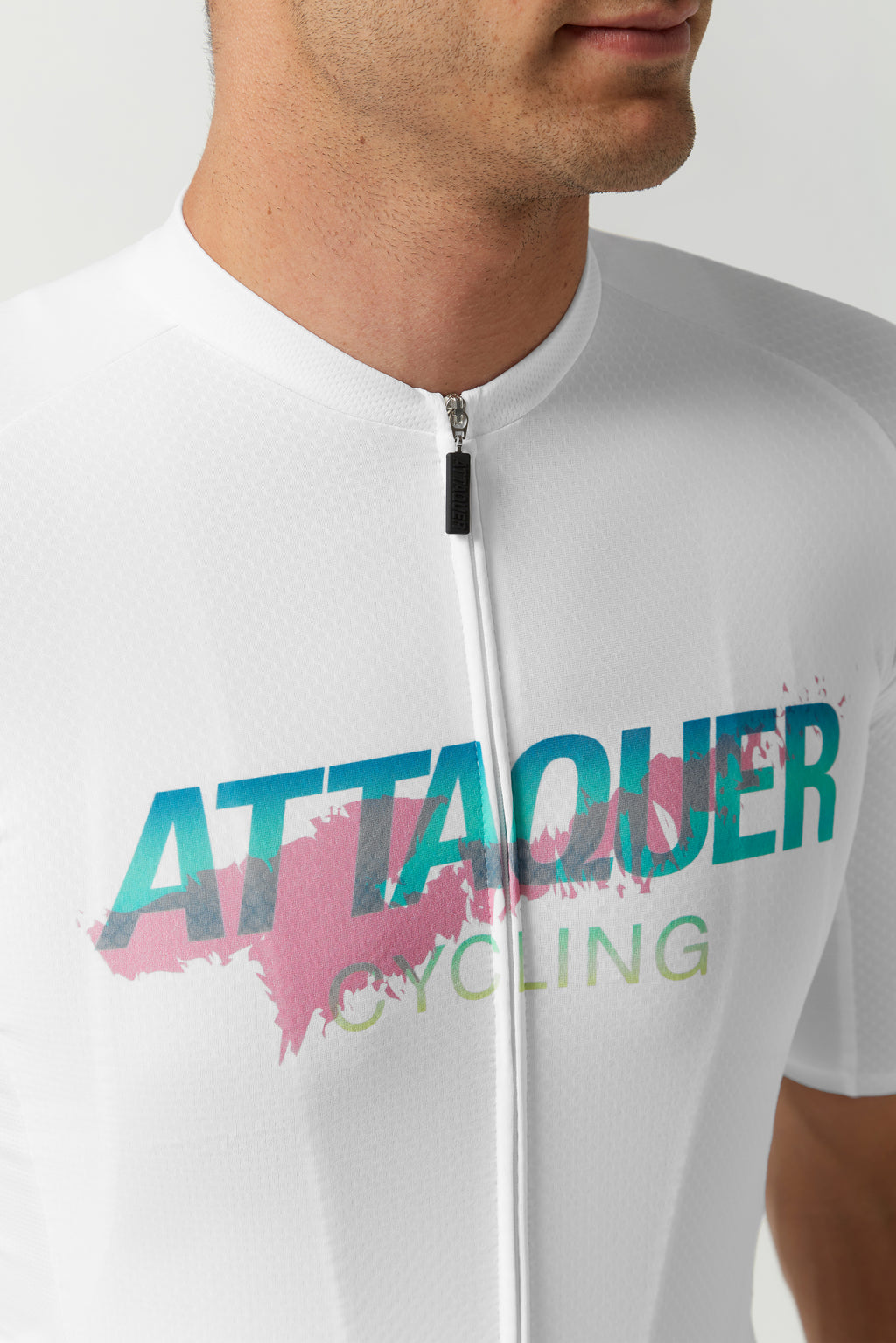 All Day Overspray Jersey White/Teal/Dirty Pink