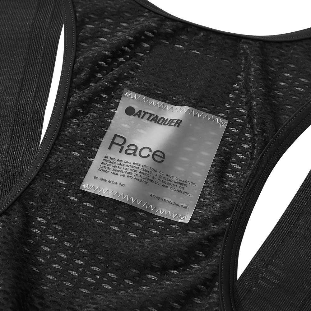 Race Bib Short 2.0 Black/Reflective Logo