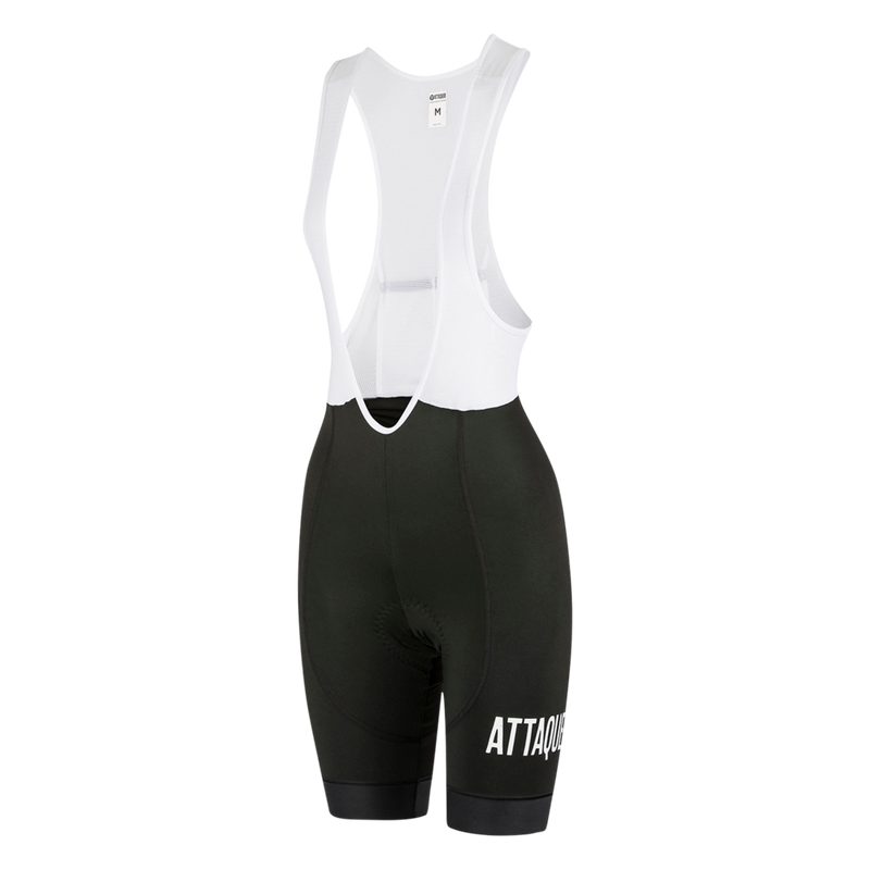 Women's All Day Bib Shorts Black/Reflective White Logo